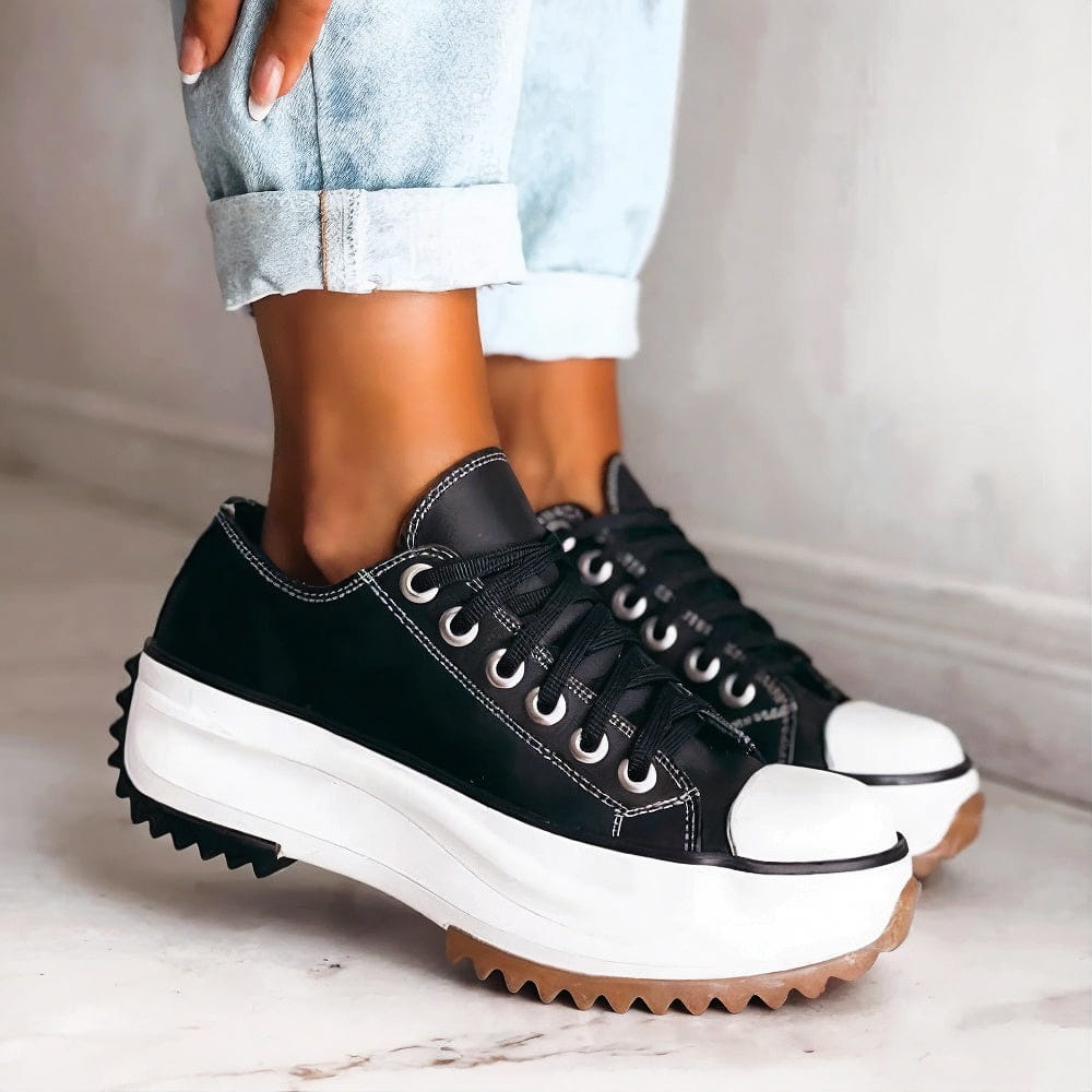 MARLEI | Leren Platform Sneakers