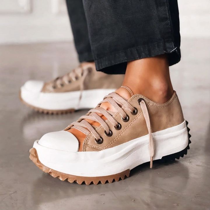 MARLEI | Leren Platform Sneakers