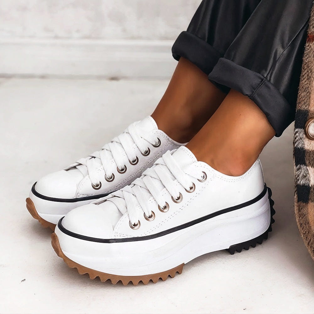 MARLEI | Leren Platform Sneakers